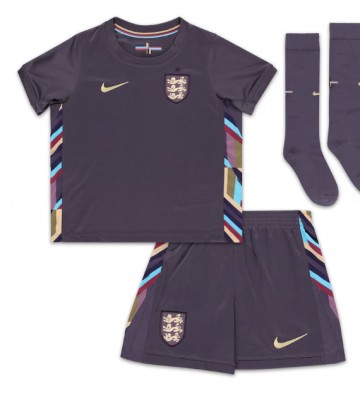 England Udebanesæt Børn EM 2024 Kort ærmer (+ korte bukser)